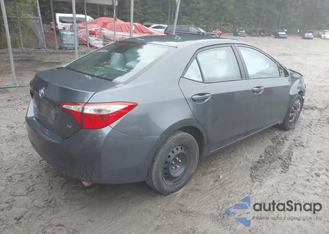 2016 Toyota Corolla Le из США, поврежденный, VIN 2T1BURHE3GC606717